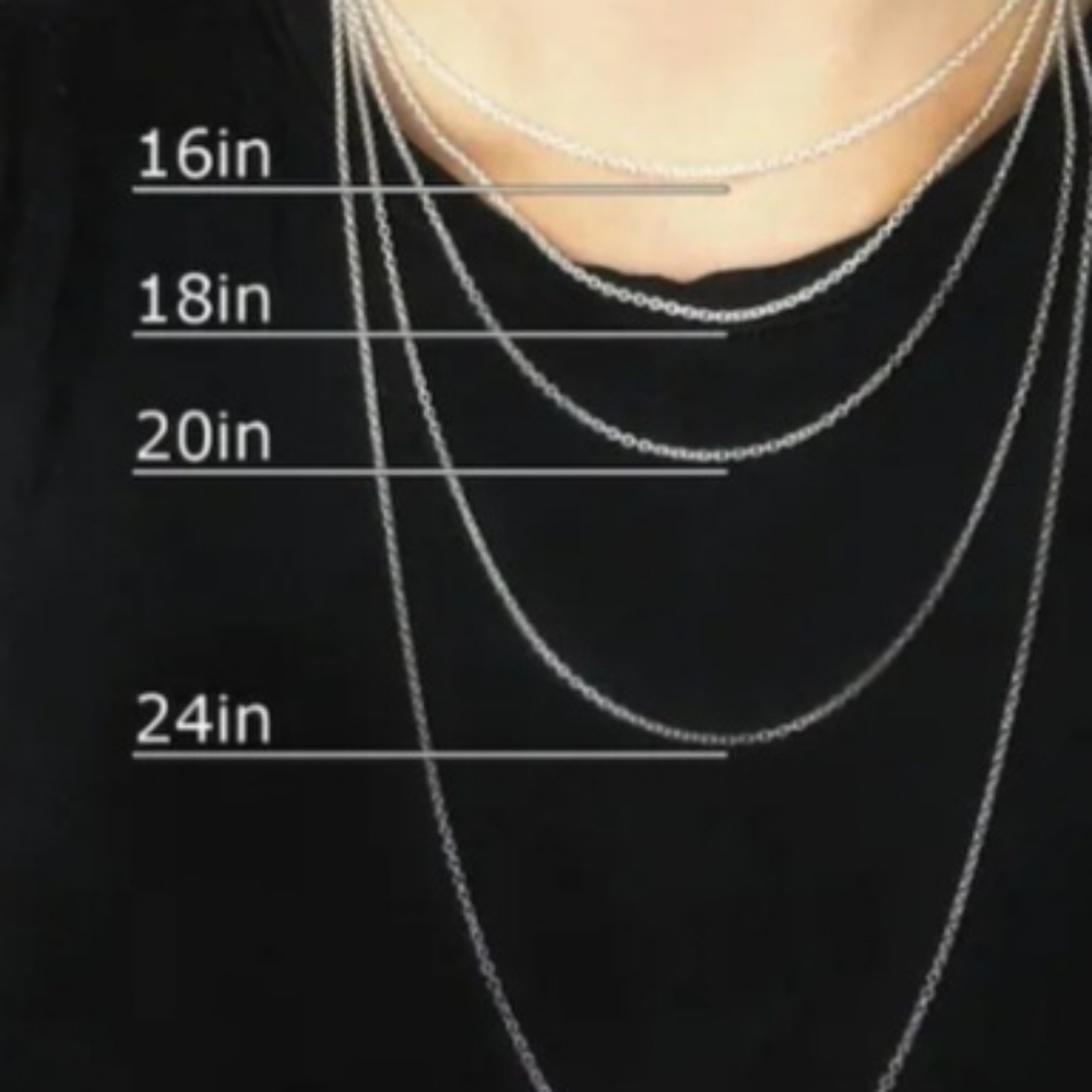 AK Silver Tone Large Chunky Link Necklace - Picture 9 of 9